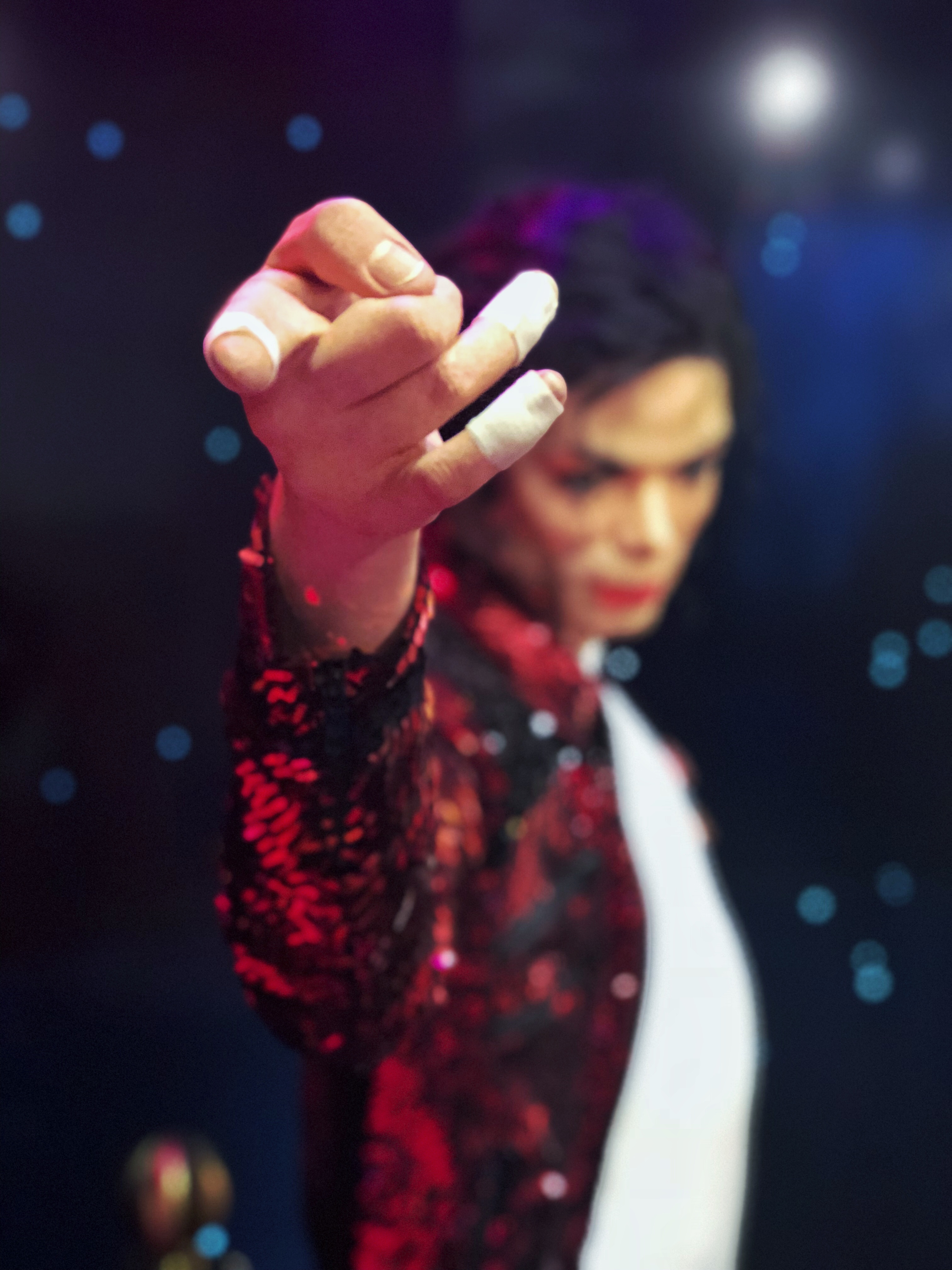 Wax figure of Michael Jackson in madame Tussauds Berlin