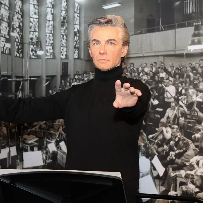 Wax figure of Herbert von Karajan at Madame Tussauds™ Vienna
