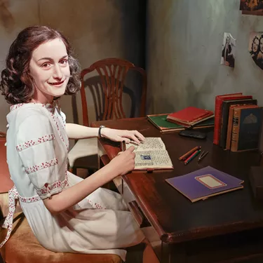 Madame Tussauds Anne Frank Wachsfigur