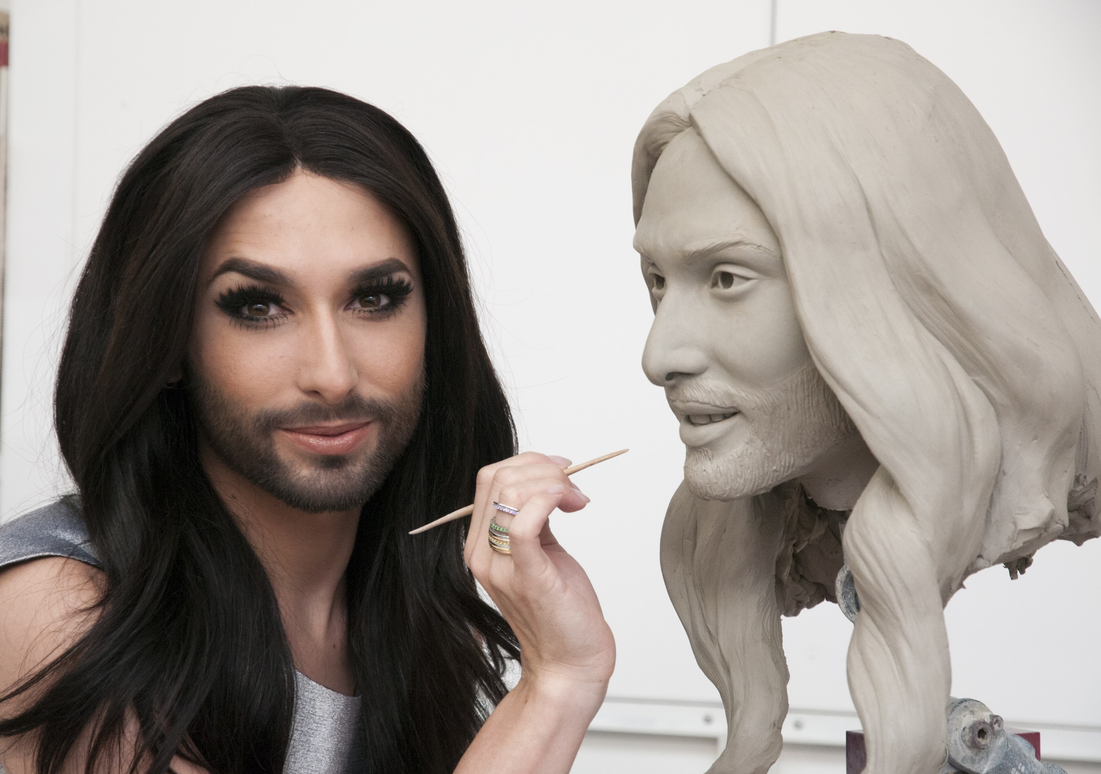 Making of Conchita Wurst's wax figure