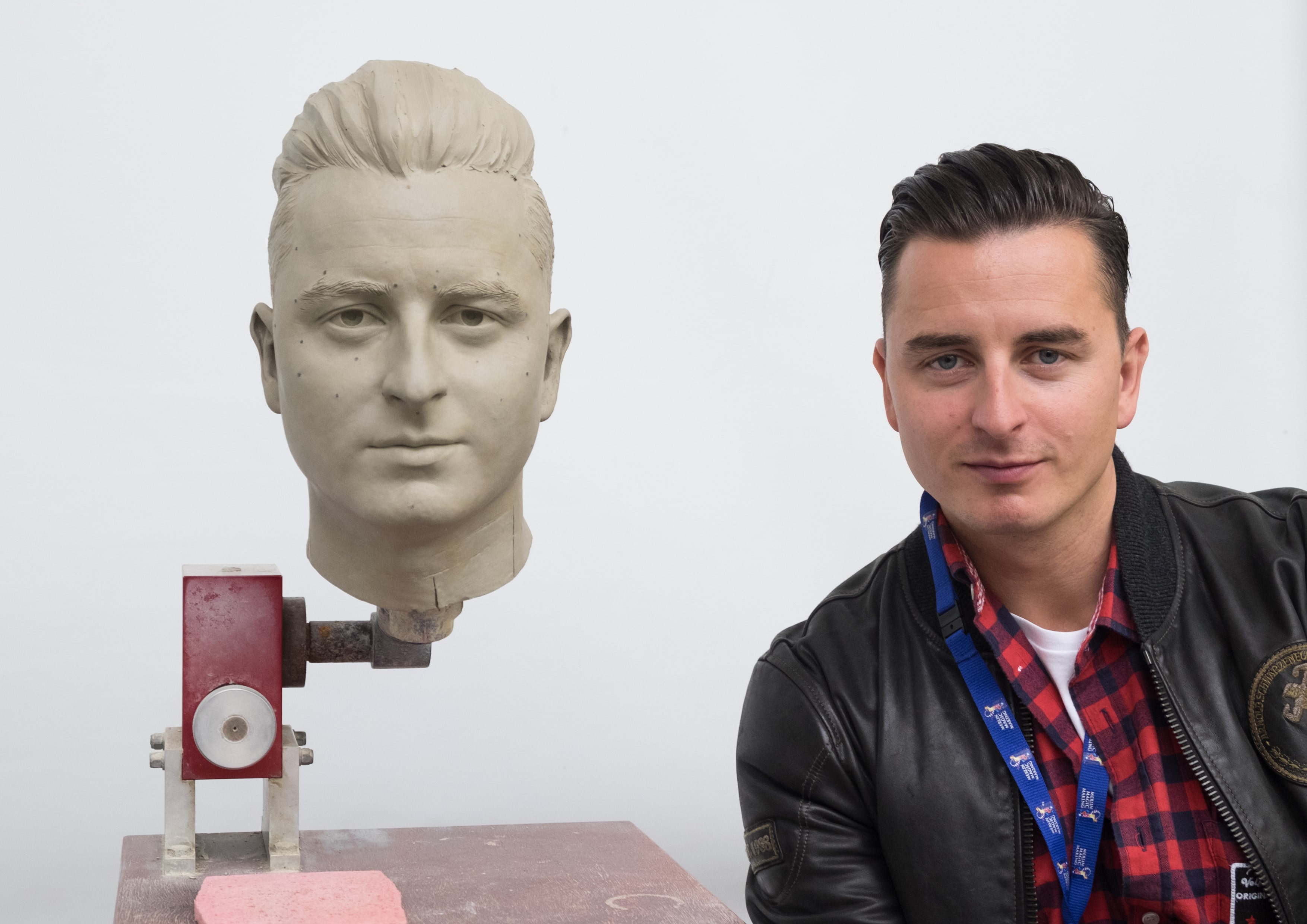 Andreas Gabalier during the creation of his wax figure at Madame Tussauds™ Vienna