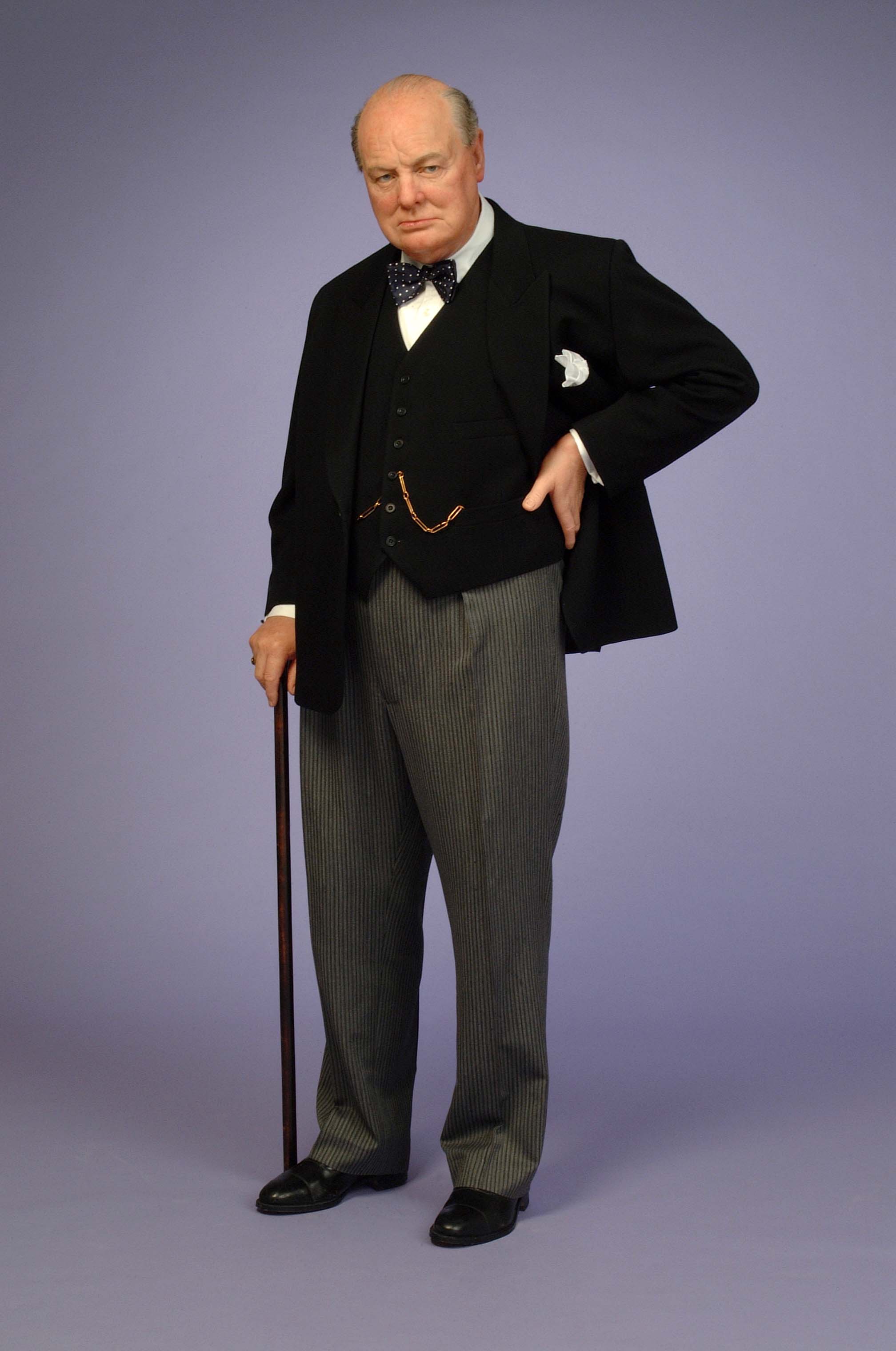 Wax figure of Winston Churchill at Madame Tussauds™ Vienna