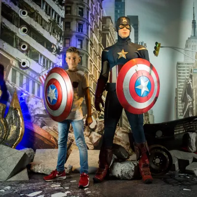 Captain America Plus Jongen (1)