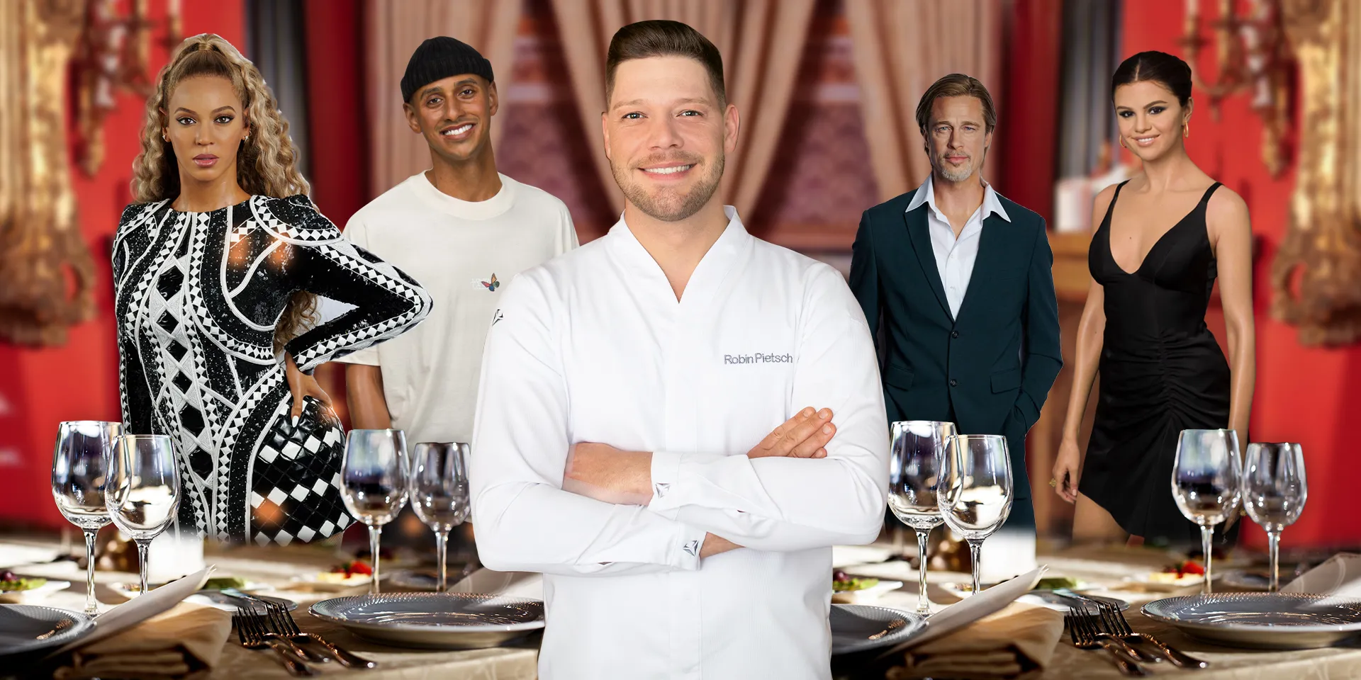 Erlebe ein exklusives Dinner von und mit Sternekoch Robin Pietsch im Madame Tussauds Berlin.