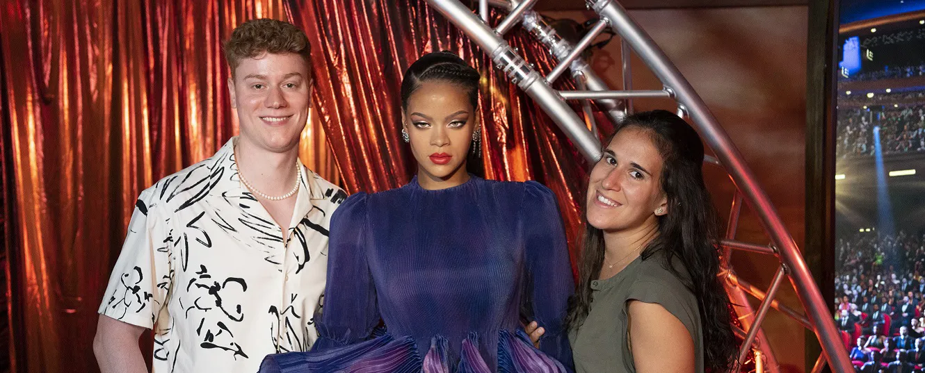 Rihanna auf der Awards Party im Madame Tussauds Berlin