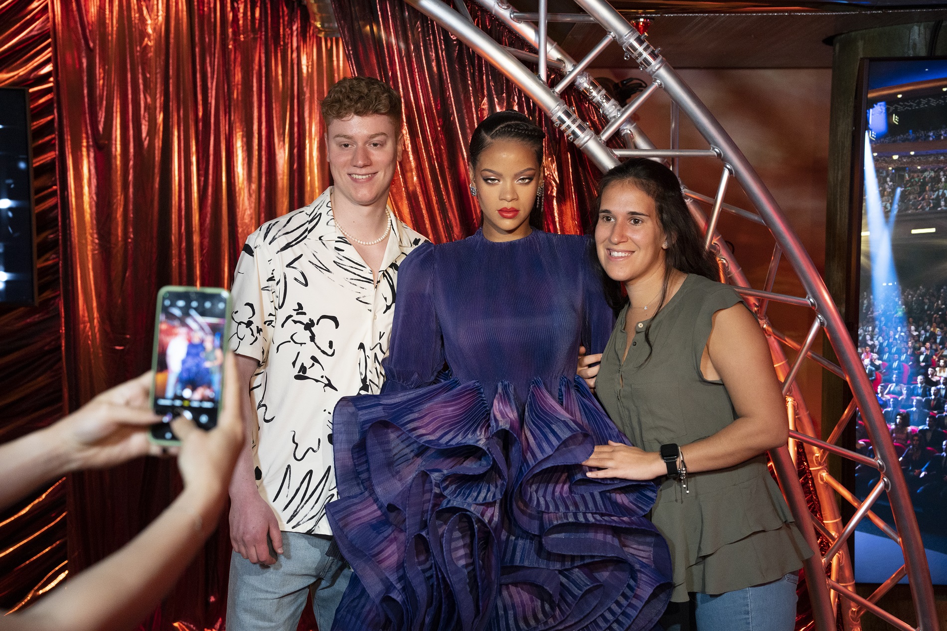 Rihanna auf der Awards Party im Madame Tussauds Berlin