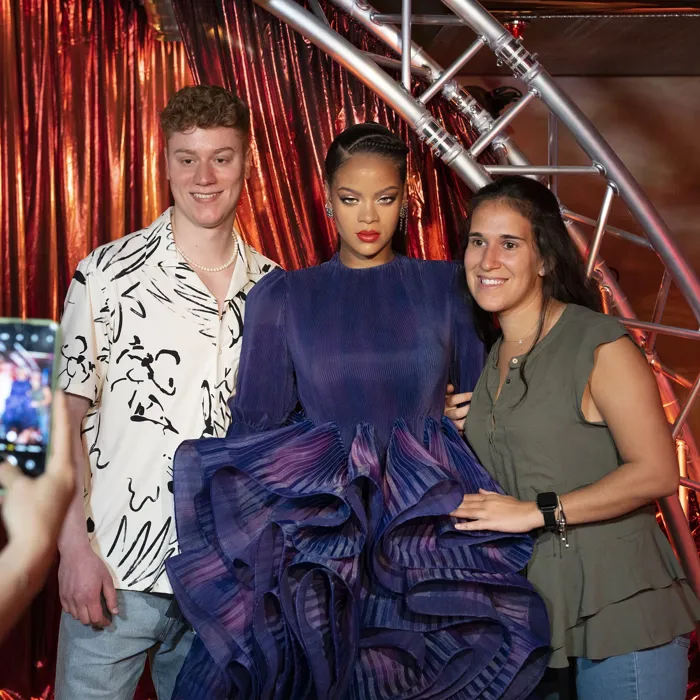 Rihanna auf der Awards Party im Madame Tussauds Berlin