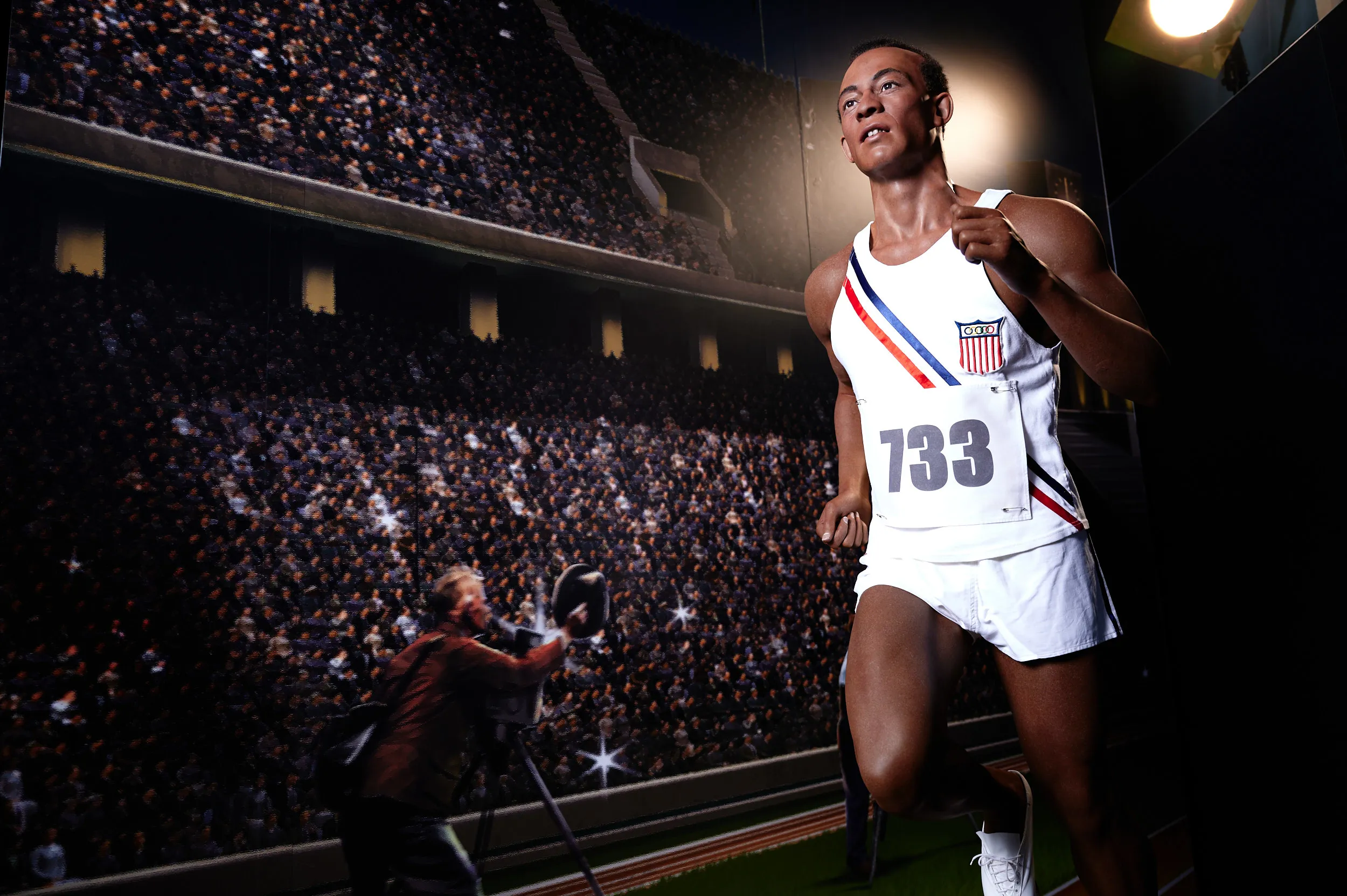 Jesse Owens im Madame Tussauds Berlin