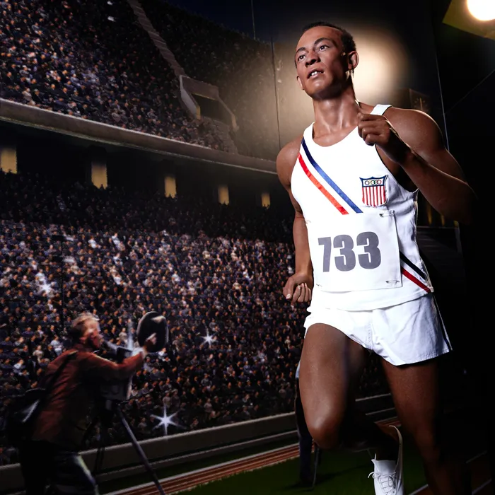 Jesse Owens im Madame Tussauds Berlin