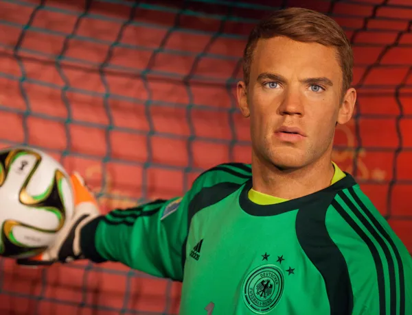 The wax figure of goalkeeper Manuel Neuer