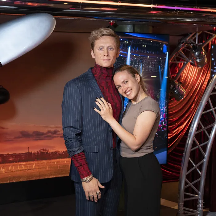 Matthias Schweighöfer im Madame Tussauds Berlin