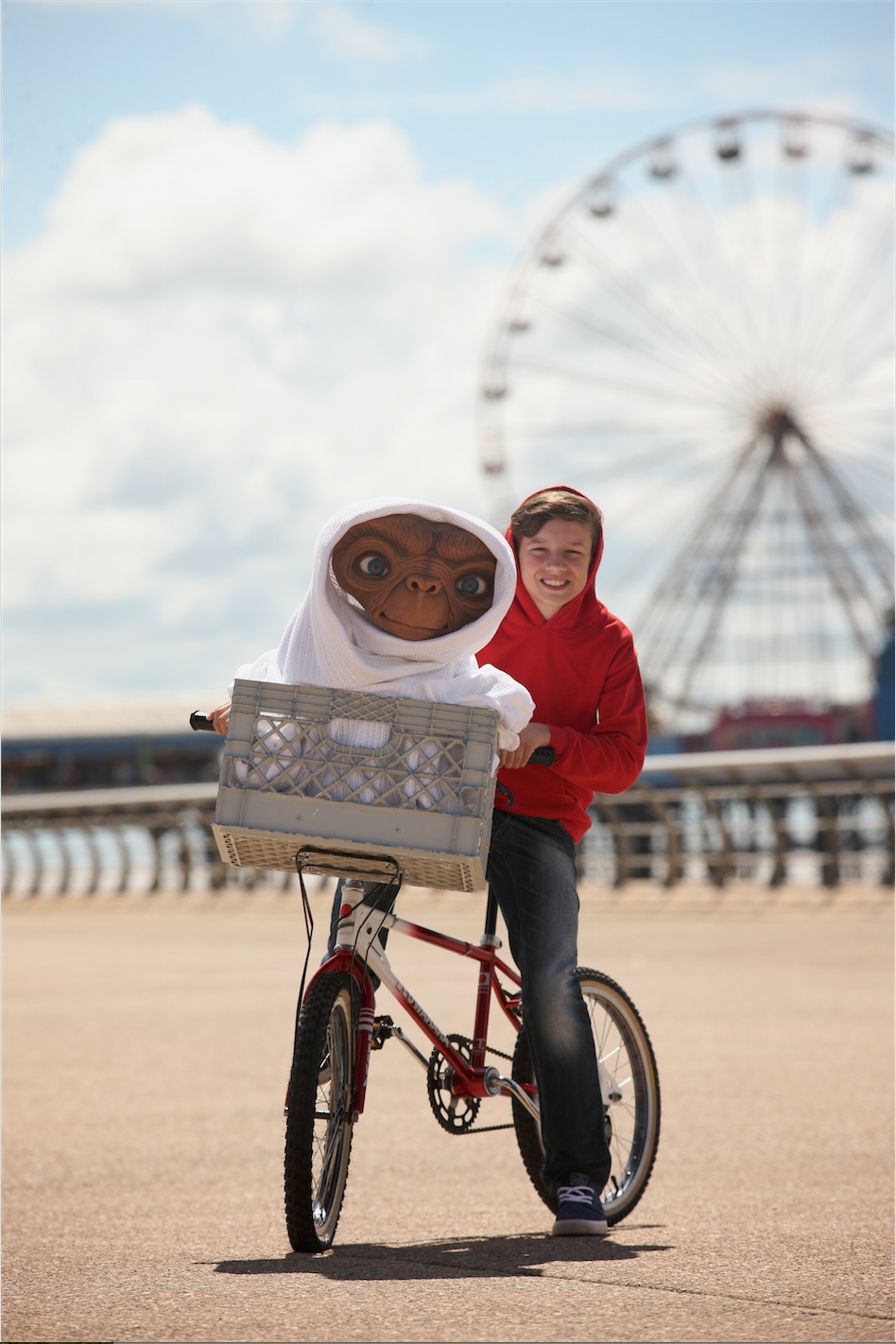E.T wax figure at Madame Tussauds Blackpool