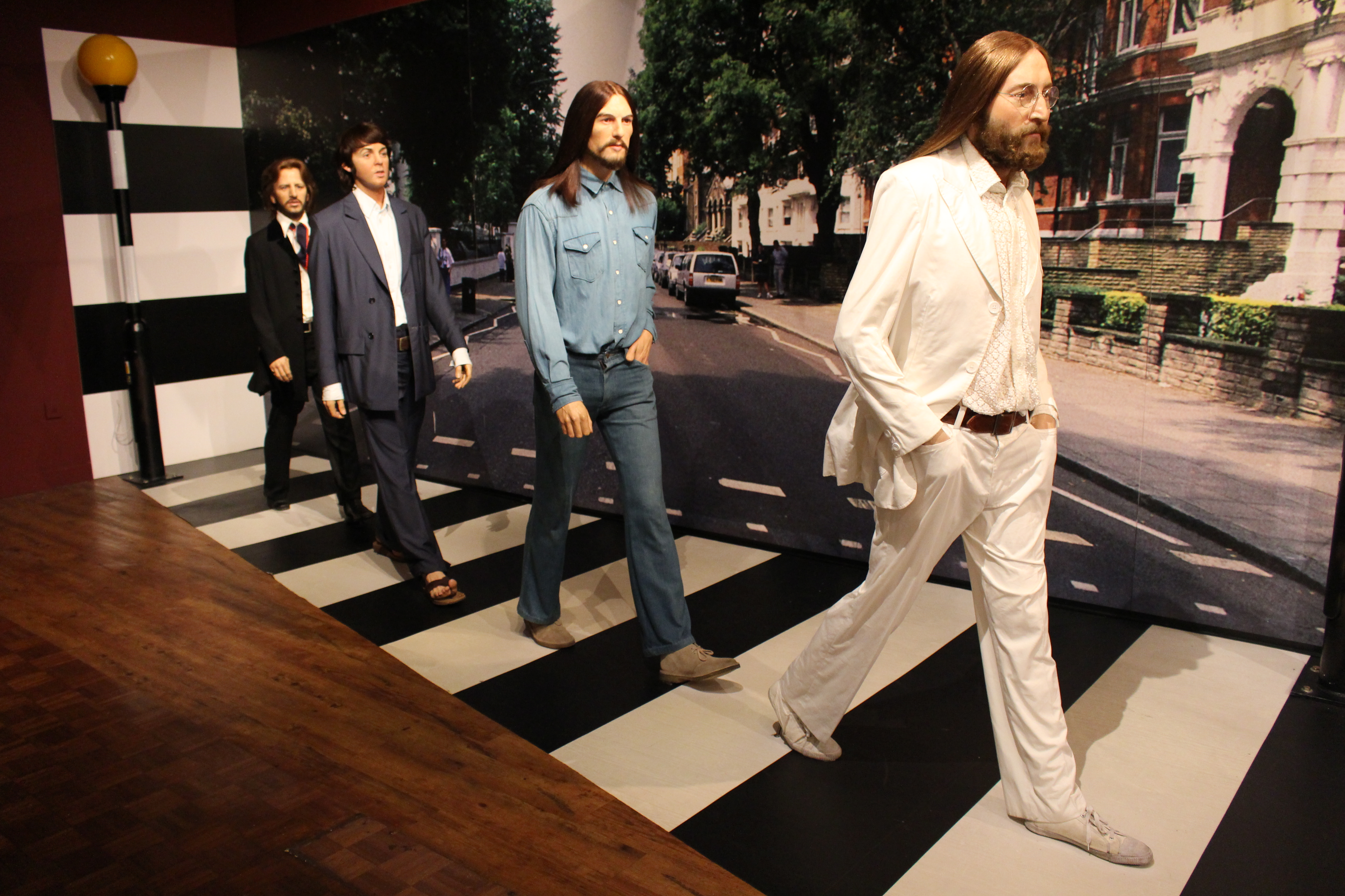 The Beatles wax figures at Madame Tussauds Blackpool