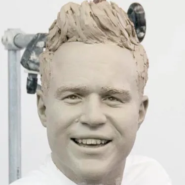 Olly Murs wax head Before