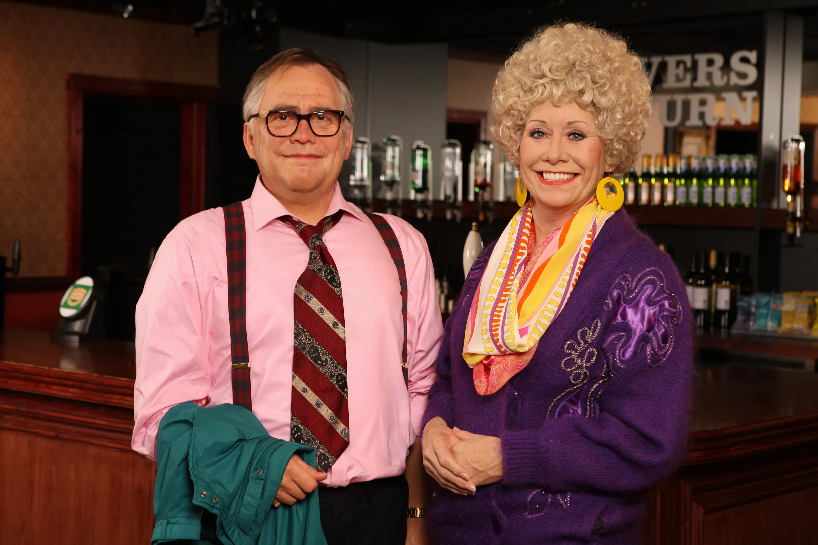 Jack and Vera Duckworth wax figures at Madame Tussauds Blackpool