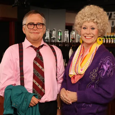 Jack and Vera Duckworth wax figures at Madame Tussauds Blackpool