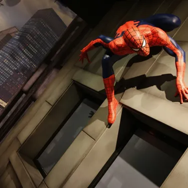 Spiderman figure at Madame Tussauds Blackpool