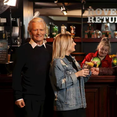 Ken Barlow's wax figure at Madame Tussauds Blackpool