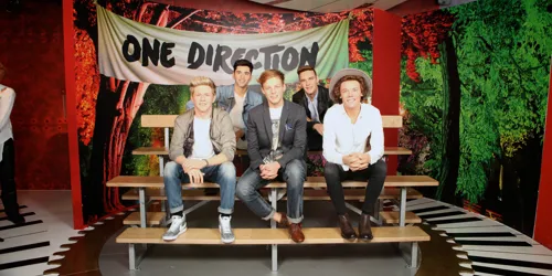 One Direction wax figures at Madame Tussauds Blackpool
