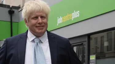 0 Boris Johnson Waxwork Seeks Work At Blackpool Jobcentre