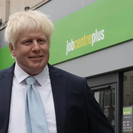 0 Boris Johnson Waxwork Seeks Work At Blackpool Jobcentre