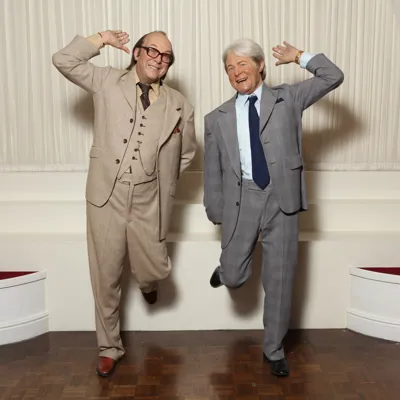 Morecambe and Wise wax figures at Madame Tussauds Blackpool