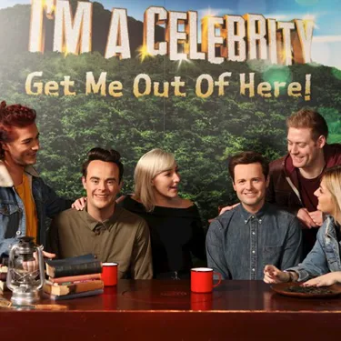 Guest with Ant and Dec's wax figures at Madame Tussauds Blackpool