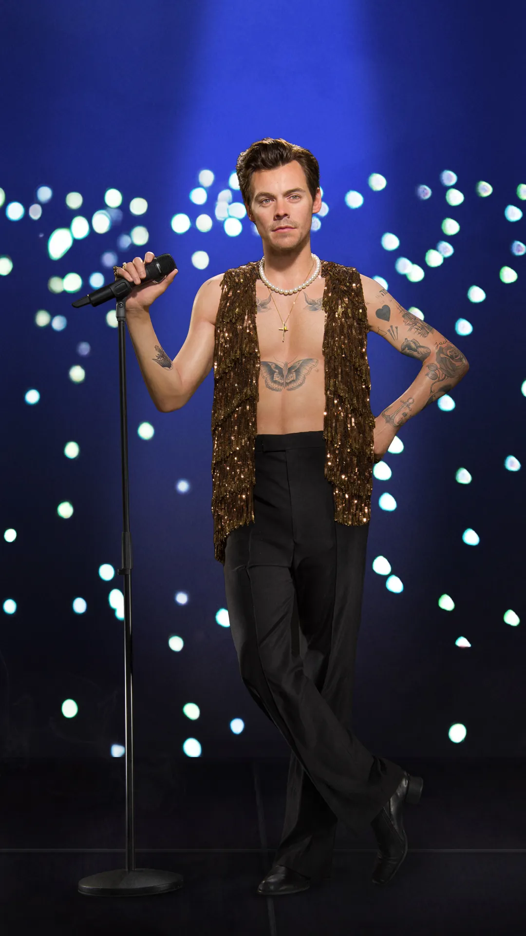 Harry Styles Wax Figure at Madame Tussauds Hollywood