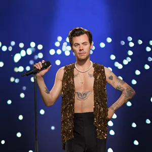 Harry Styles Wax Figure at Madame Tussauds Hollywood