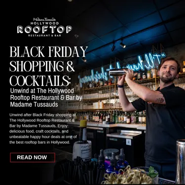 Black Friday Shopping And Cocktails Unwind At The Hollywood Rooftop Restaurant & Bar