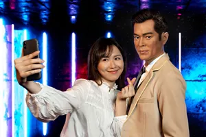 Take a selfie with Louis Koo at Hong Kong Glamour zone