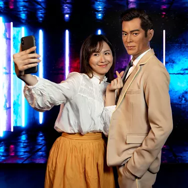 Take a selfie with Louis Koo at Hong Kong Glamour zone
