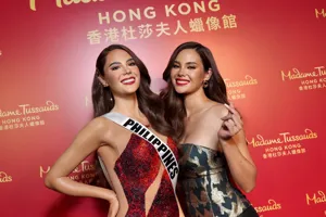 Catrina Gray visited Madame Tussauds Hong Kong on 1 September 2023.