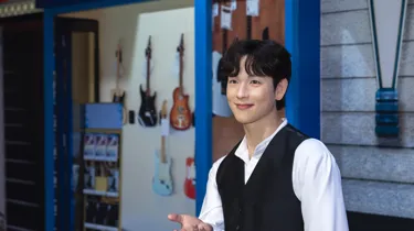 Yim Si Wan in Madame Tussauds Hong Kong.