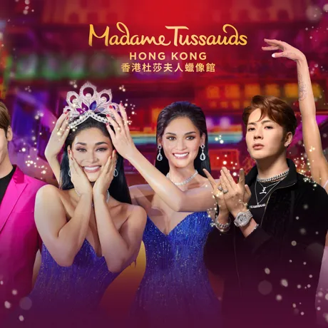 Have a star-studded journey at Madame Tussauds Hong Kong! Meet Pia Wurtbach, Jackson Wang, Ariana Grande, and more of your favourite celebrities.
