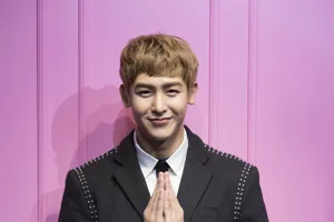 Wax figure of Nichkhun, the South Korean singer and actor from the popular boy band 2PM, on display at Madame Tussauds Hong Kong