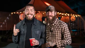 Post Malone with his wax figure | Madame Tussauds Las Vegas