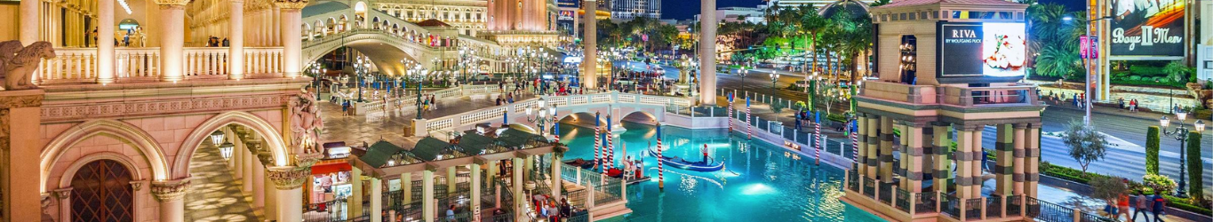 Gondola rides at The Venetian with Madame Tussauds Las Vegas