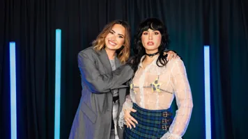 Demi Lovato with her new wax figure