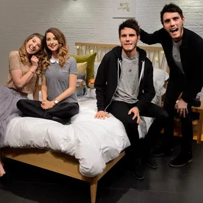 Zoella Alfie Unveil Their Wax Figures Madame Tussauds London
