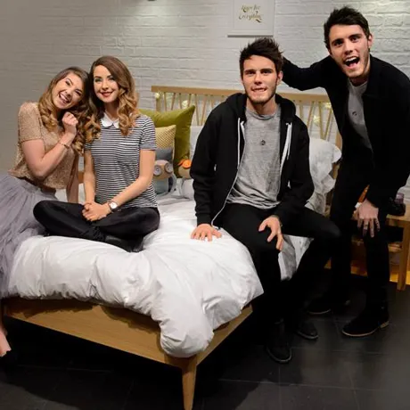 Zoella & Alfie unveil their wax figures