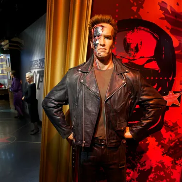 The Terminator's figure at Madame Tussauds London