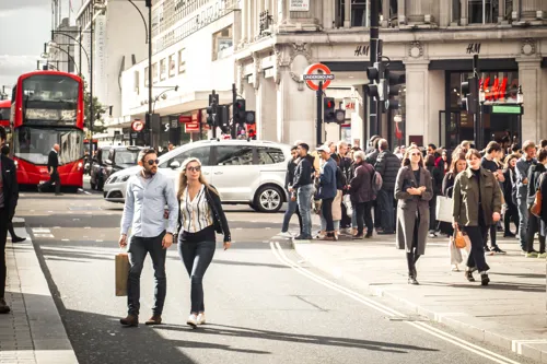 Busy oxford street