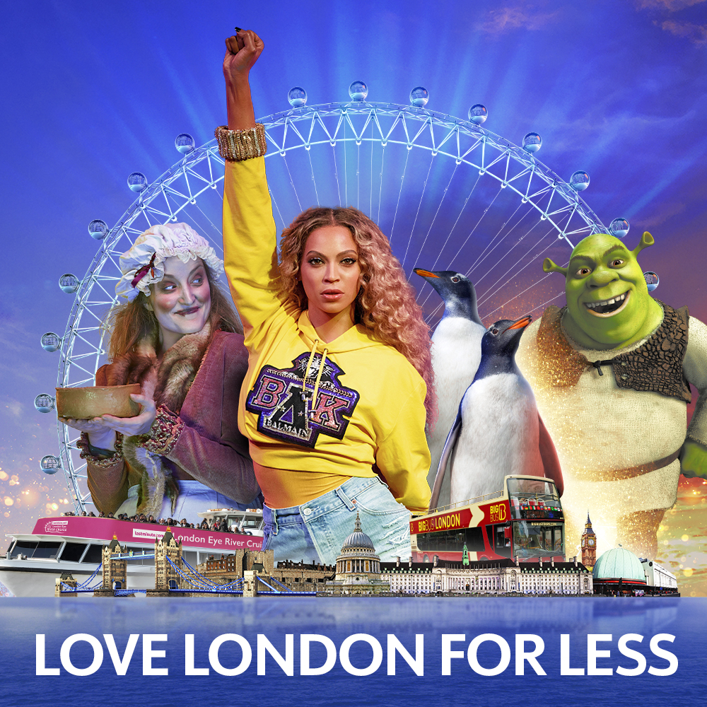 London London for Less banner with Beyonce