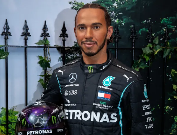 Lewis Hamilton at Madame Tussauds London