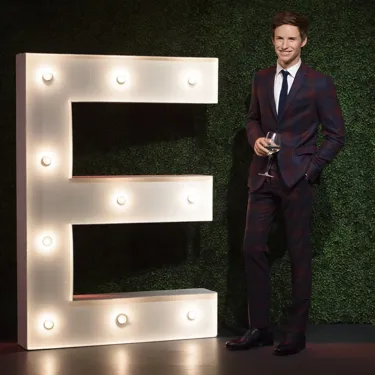 Eddie Redmayne figure at Madame Tussauds