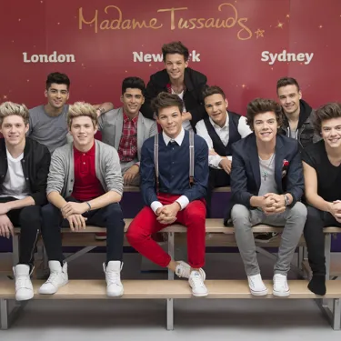 One Direction with their figures