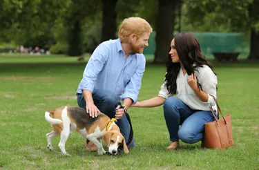 Harry & Meghan in the park