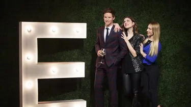 Eddie Redmaynes with fans