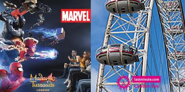 Madame Tussauds + London Eye + Marvel